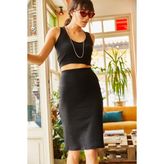 BAV Butik Ayvitrin Midi Boy Kalem Scuba Etek - L - XL - Siyah