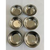 Bay Dursan Baydursan Paslanmaz Çelik Yemek Tabağı Kalın Parlak Çelik 15 cm (No.1) 6 Lı Paket