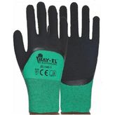 Bay-El Eldiven Latex Yeşil&siyah EL-140-1 Size/10