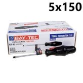 Bay-Tec 5x150 mm Düz Tekli Tornavida