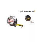 Bay-Tec Şerit Metre Krom 3 x 16MM