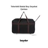 baydar Tekerlekli Büyük Boy Seyahat Çantası – 4 Boy Seçeneği (S-M-L-XL)–Su Geçirmez, Sert Taban