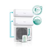 Baymak Elegant Prime Multi Duvar Tipi Split Klima 21 Dış Ünite (1X2 Iç Ünite 12+12)
