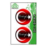 Bayrak 4 (5x5 Cm) İkili Damla Etiket