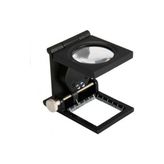 Bayram Katlanabilir Mini Metal Büyüteç Lup Mercek