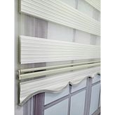 BBB Pliseli Stor Zebra Perde Sert Plastik Kasalı - Ekru - 200 x 200 cm