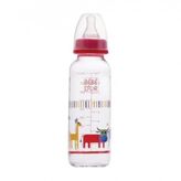 Bebedor Cam Biberon SL 250 ml Kırmızı