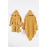 bebegg Bebek Bornoz Set - Hardal