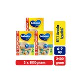 Bebelac 2 Devam Sütü 800 Gr x3 Adet 6-9 Ay