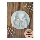 Bebella Bebek Yeleği Welsoft Kumaş Iç Kısmı Pamuklu Önden Kurdelelı Kız Erkek Bebek Yenidoğan Yelek