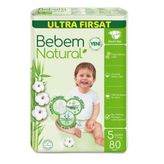 Bebem Natural No:5 Junior 80 Adet Bebek Bezi