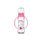 Bebeneo Kulplu Cam Biberon 120 Ml Mavi