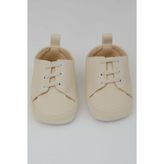 Bebiccino Erkek Bebek Patik Ayakkabı Bağcıklı 18-19 Numara, Krem