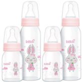 Bebsi Pembe 250 ml + 125 ml 2'li Cam Biberon Seti