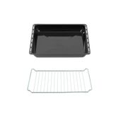 Becenhouse Ankastre Derin Parlak Fırın Tepsisi Ve Fırın Izgara Teli 2'li Set 45,5*37,5*3,5 cm