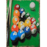Bedeko Bilardo Masası Dekoratif Mdf Tablo
