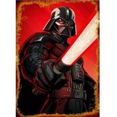 Bedeko Darth Vader Ve Işın Kılıcı Model Ahşap Tablo
