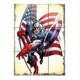 Bedeko Kaptan Amerika Temalı 9 Parça Puzzle Tablo