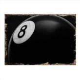 Bedeko Siyah Bilardo Topu Model Mdf Tablo