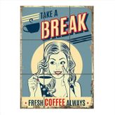 Bedeko Take A Break Temalı 9 Parça Puzzle Tablo