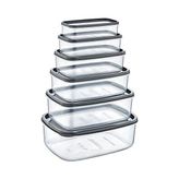 Bee Home 6'lı Şeffaf Saklama Kabı