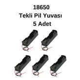 beeNEO 18650 Tekli Pil Yuvası (5 Adet)