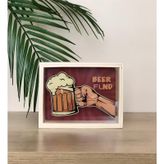 Beer Flnd Tasarımlı Ahşap Kumbara