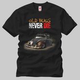 Beetle Never Die Erkek Tişört - Siyah