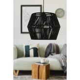 Begüsa Modeno Tekli Avize Siyah 30 cm