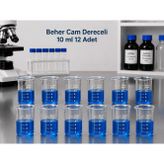 Beher Cam Dereceli 10 ml 12 Adet