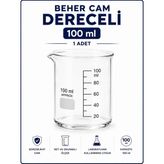 Beher Cam Dereceli 100 Ml 1 Adet