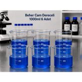 Beher Cam Dereceli 1000ml 6 Adet