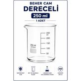 Beher Cam Dereceli 250 Ml 1 Adet