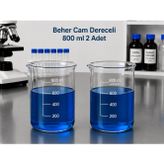 Beher Cam Dereceli 800ml 2 Adet