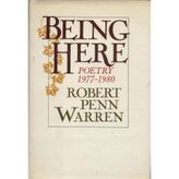 Being Here: Poetry, 1977-1980