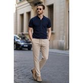Bej Regular Fit Erkek Pantolon E6572 - S