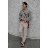 Bej Regular Fit Erkek Pantolon E6574 - XL