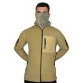 Bej Soft Shell Taktik Polar Mont Avcı 7 Cep