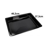 Beko Fırın Tepsisi 46,2 x 37,3 cm Ankastre Emaye Derin Tepsi Siyah 219440105