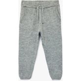 Beli Bağcıklı Basic Triko Pantolon - Gri - 1,5 - 2 Yaş