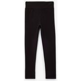 Beli Lastikli Dikişsiz Basic Tayt - 5 - 6 Yaş - Siyah