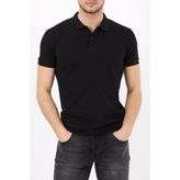 Belifanti Collection Erkek Polo Yaka Tişört T-Shirt Siyah - XL