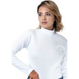 Belifanti Collection Kadın Yarım Balıkçı Yaka Kazak beyaz