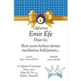 Belinay Sünnet Davetiyesi (100 adet) 400-04