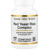 Belirtilmemiş California Gold Nutrition, Red Yeast Rice Complex With Organic Red Yeast Rice, N-Acetyl Cysteine, Coenzyme Q10, And Milk Thistle Extract, 120 Veggie Capsules - Standart