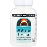 Belirtilmemiş Source Naturals, N-Acetyl Cysteine, 600 Mg, 120 Tablets - Standart