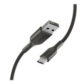 Belkin 1 mt Siyah Type-C Örgülü Data Hızlı Şarj Kablo