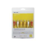Belkin BLK-F3Y083BF2M Siyah Ses Kablosu