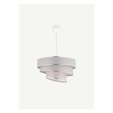 Bella Maison Levi 3 Katlı Sarkıt Avize Gri (40x70 cm)