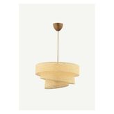 Bella Maison Levi 3 Katlı Sarkıt Avize Naturel (40x70 cm)